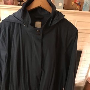 J.Jill Raincoat/jacket blue size XL